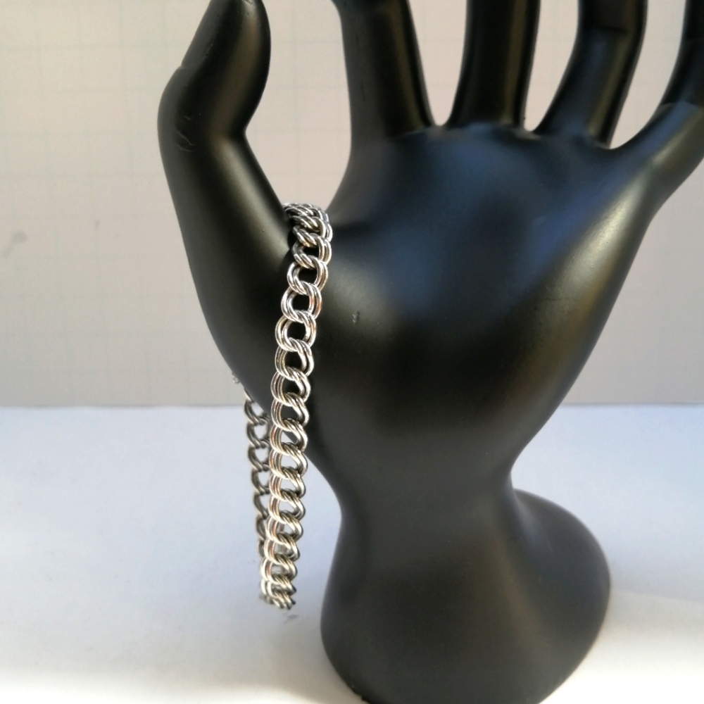 Vintage 925 Silver Chain Link Bracelet